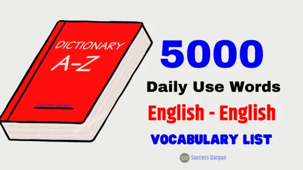 5000 English to English Vocabulary