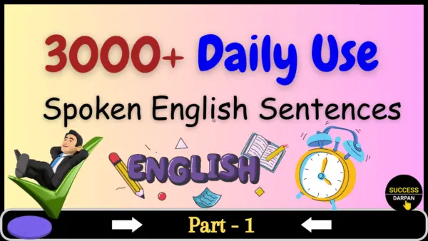 3000 Daily Use Sentences for Spoken English 1